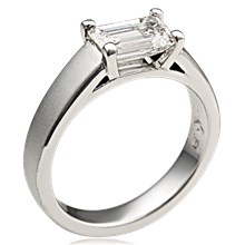 Modern Prong Cathedral Engagement Ring